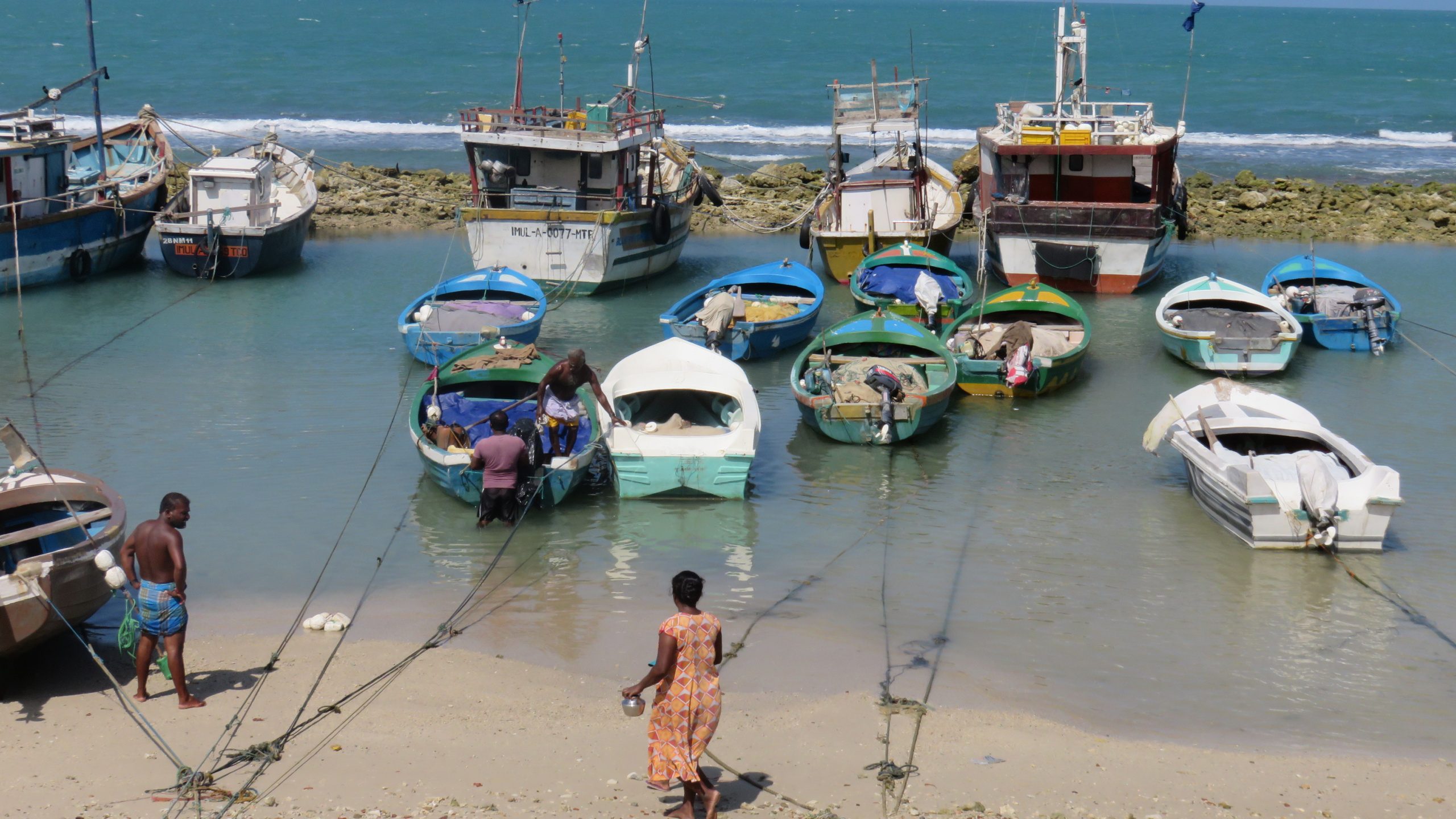 Ein Hafen in Jaffna