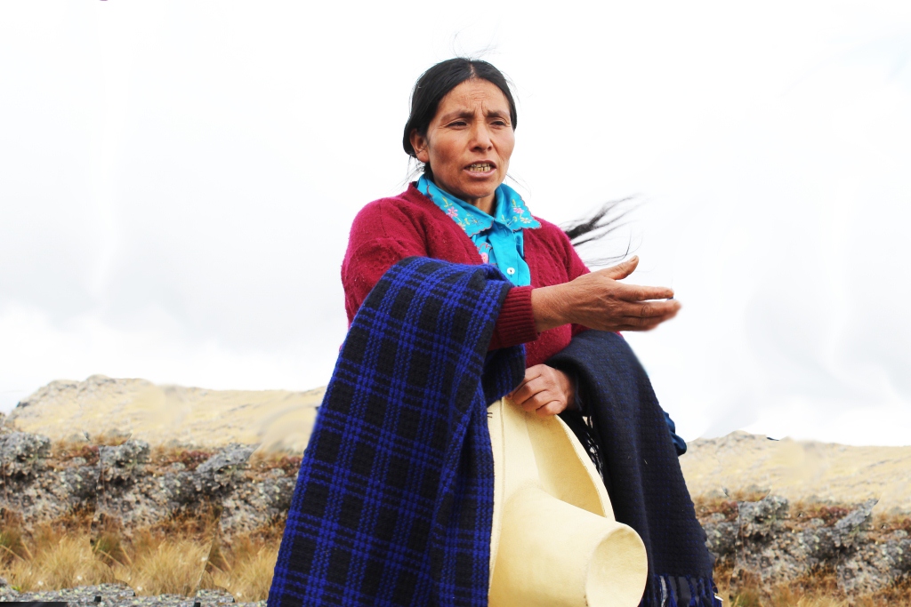 Máxima Acuña de Chaupe, paysanne péruvienne, lutte depuis des années contre le géant minier Yanacocha S.R.L.